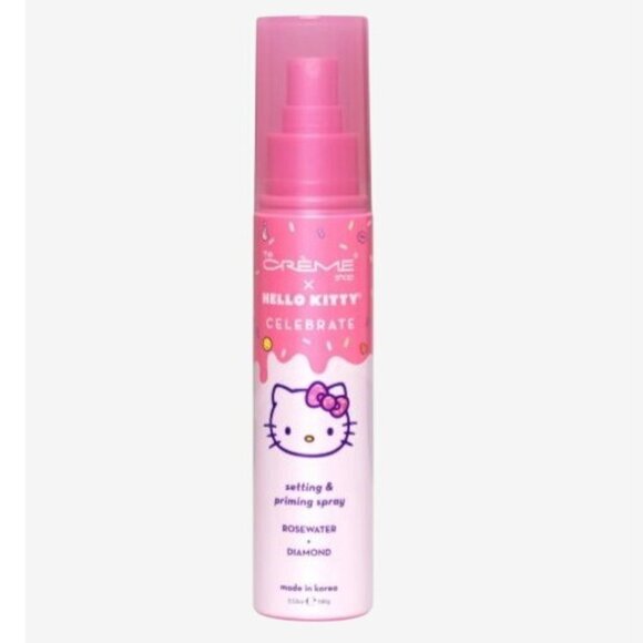 The Crème Shop Other - The Crème Shop Hello Kitty Setting Priming Spray Rosewater Diamond Korean Beauty